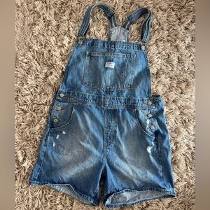 LEVIS Denim Overalls Shorts